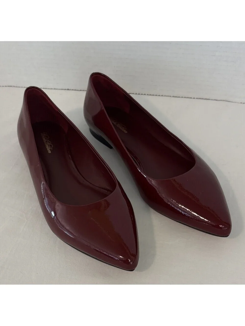 Brooks Brothers Patent Leather Deep Wine Red/ Burgundy Red Women’s Shoes Size 9
